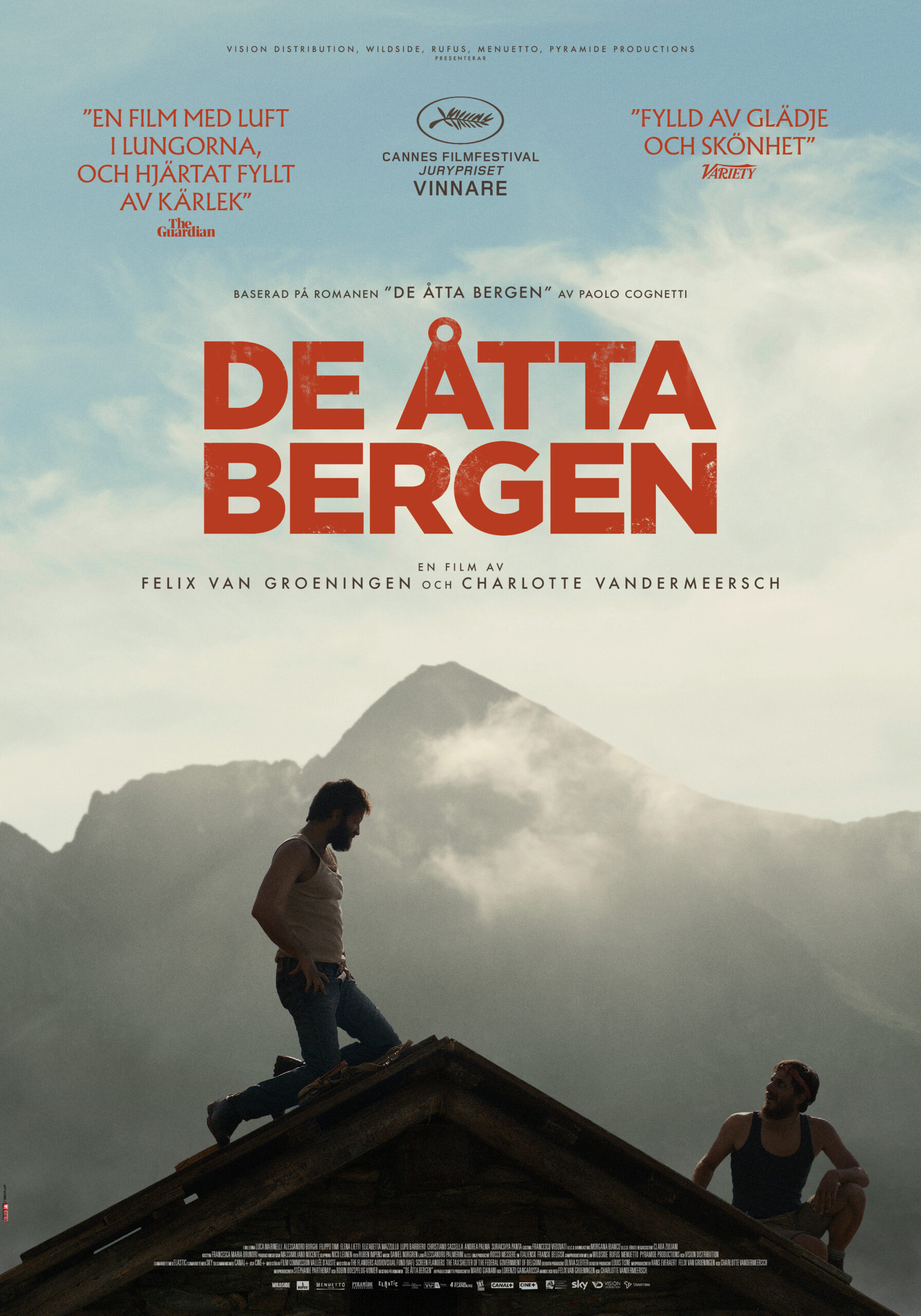 De åtta bergen Affisch ©TriArt Film Belfast poster